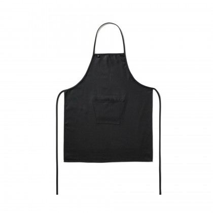Avental de Servi�o c/ Bolso 75 x 90 cm 100% Algod�o Preto