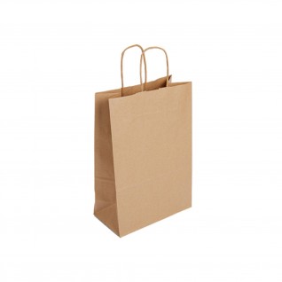 Sacos SOS com Asas 80 gr/m2 22 + 12 x 27 cm Natural Kraft