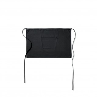 Avental de Servi�o c/ Bolso 75 x 50 cm 100% Algod�o Preto