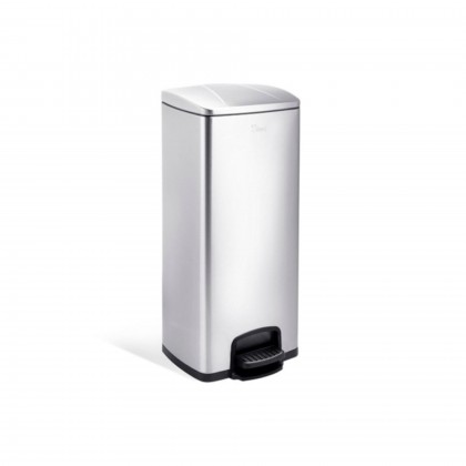 Papeleira c/ Pedal e Balde Interior 30 L Inox
