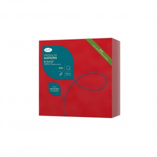 Guardanapos Bio Dunisoft� 40 x 40 cm Vermelho