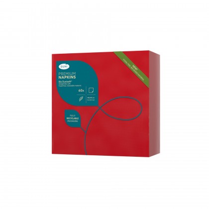 Guardanapos Bio Dunisoft� 40 x 40 cm Vermelho