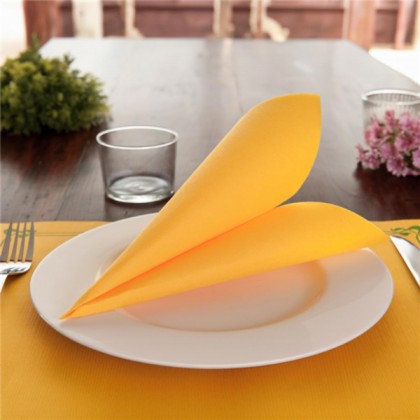 Guardanapos Ecolabel Double Point 39 x 39 cm Amarelo Sol