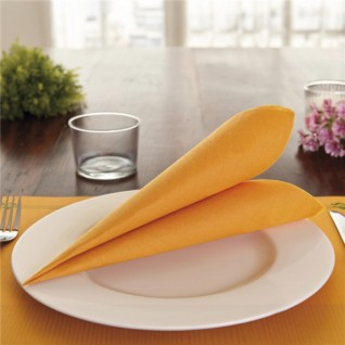 Guardanapo Ecolabel Double Point 39 x 39 cm Tangerina