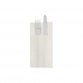 Guardanapos Canguru Elegance 40 x 40 cm Branco Airlaid