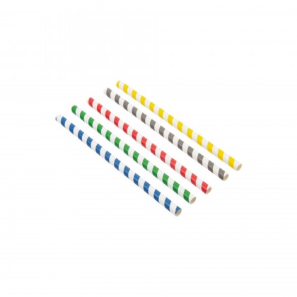 Sortido Palhinhas Direitas Riscas � 1 x 20 cm Papel