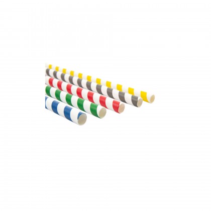 Sortido Palhinhas Direitas Riscas � 1 x 20 cm Papel