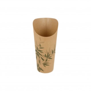 Copos para Batatas Fritas Abertos Feel Green 660 ml