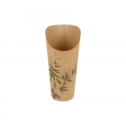 Copos para Batatas Fritas Abertos Feel Green 660 ml