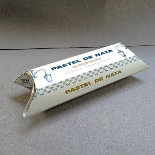 Caixa Past�is de Nata 20,5 x 8,5 x 7 cm