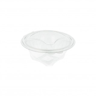 Saladeira c/ Tampa Articulada 750 ml � 14,8 x 9,7 cm rPET