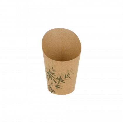 Copos para Batatas Fritas Abertos Feel Green 270 ml