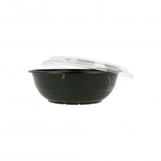 Tigelas + Tampas 900 ml � 18,6 x 6,1 cm Preto PP