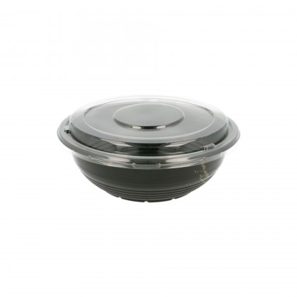 Tigelas + Tampas 900 ml � 18,6 x 6,1 cm Preto PP