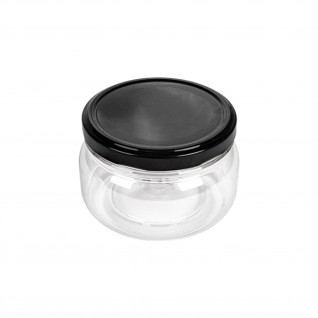 Frasco c/ Tampa 250 ml PET Transparente