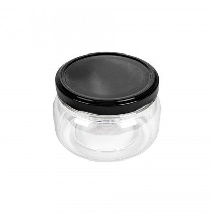 Frasco c/ Tampa 250 ml PET Transparente