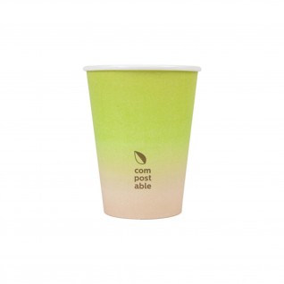 Copos Gradient Compostable 360 ml � 9/6 x 11 cm