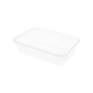 Recipientes Retangulares 500 ml Transparente PP