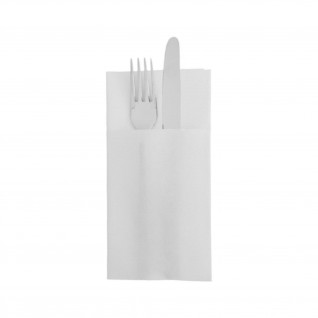 Guardanapos Canguru Ecolabel Double Point 39 x 40 cm Branco