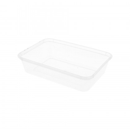 Recipientes Retangulares 500 ml Transparente PP
