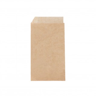 Papel Anti-Gordura Aberto 2 Lados 13 x 22 cm Kraft