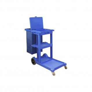 Carro Rubby c/ Tampa + Saco 100 L Azul