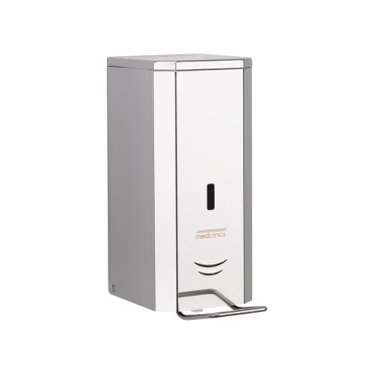 Dispensador Sabonete Parede c/ Alavanca Inox Brilhante
