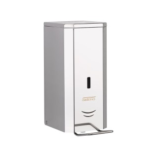 Dispensador Desinfetante Parede c/ Alavanca Inox Brilhante